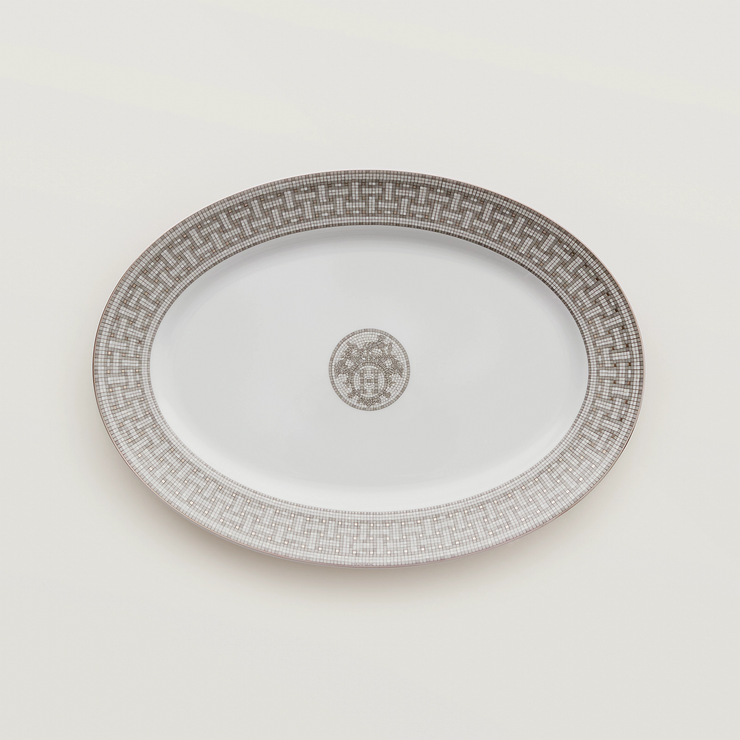 Taza de té y vajilla Hermes Mosaique Au 24