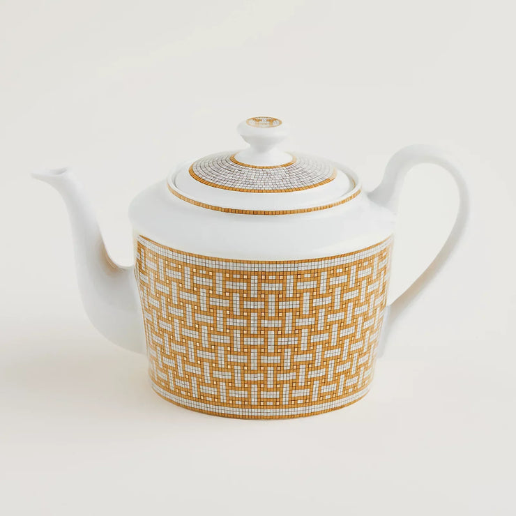 Taza de té y vajilla Hermes Mosaique Au 24
