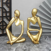 Estatuas abstractas del pensador