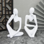 Estatuas abstractas del pensador