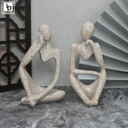 Estatuas abstractas del pensador