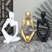 Estatuas abstractas del pensador
