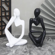 Estatuas abstractas del pensador
