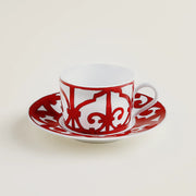 Taza de té y vajilla Hermes Mosaique Au 24